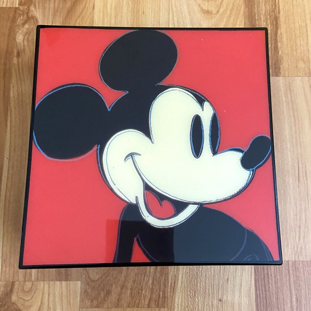 Disney Mickey Mouse Music Box by Linden Andy Warhol Art  1995